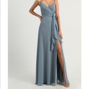 ‘Amara’ Jenny Yoo bridesmaid dress, dove gray,siz2
